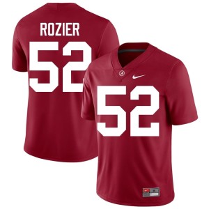 #52 Crimson Alabama Replica College Football Men Alex Rozier Jersey 108996-937
