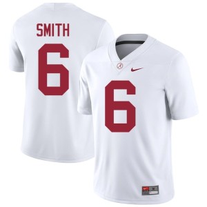 #6 2026 College Football DeVonta Smith White UA Crimson Tide Mens Jerseys 932945-152