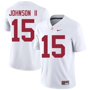 #15 White Game UA College Football Men's Duke Johnson II Jerseys 392623-535