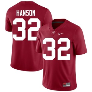 #32 Crimson 2026-27 Crimson Tide College Football Griffin Hanson Men's Jerseys 445303-445