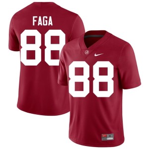 #88 Crimson Replica UA Crimson Tide Isaia Faga Men College Football Jerseys 751083-758