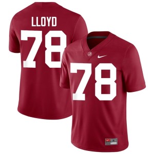 #78 Crimson Crimson Tide College Football Jackson Lloyd Mens Stitched Jerseys 253734-394