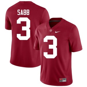 #3 Keon Sabb Crimson Alabama College Football Men 2026-27 Jersey 362997-233
