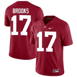 #17 Bama 2026-27 Crimson Lotzeir Brooks College Football Mens Jerseys 408727-239