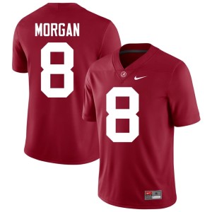 #8 Alabama Crimson Tide Crimson 2026-27 Cederian Morgan Mens College Football Jerseys 409737-508