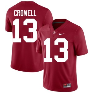 #13 University Crimson EJ Crowell College Football Men's UA Crimson Tide Jerseys 399247-366