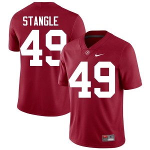 #49 Bama Ethan Stangle Crimson Mens College Football Limited Jersey 401450-438