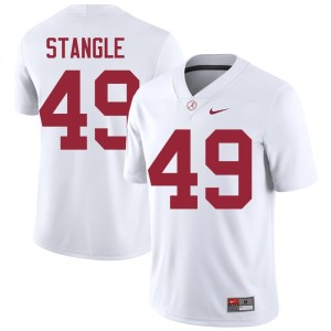 #49 Roll Tide Ethan Stangle Alumni Mens College Football White Jersey 764634-514