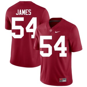 #54 High School College Football Mens Crimson The Tide Jayvin James Jerseys 130529-951