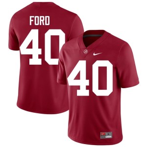 #40 The Tide Men Josh Ford College Football Crimson High School Jersey 427350-857