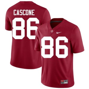 #86 Jude Cascone College Football Men's Crimson Official Alabama Jersey 187464-494