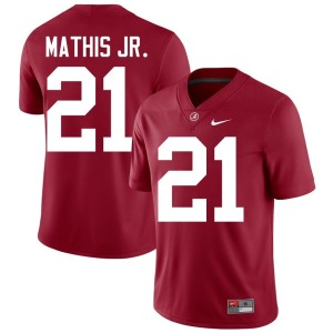 #21 Maurice Mathis Jr. The Tide Crimson Stitched College Football Mens Jersey 368469-700