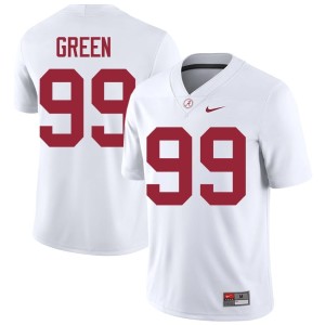 #99 Terrance Green White Roll Tide College Football Men 2026-27 Jersey 433867-884