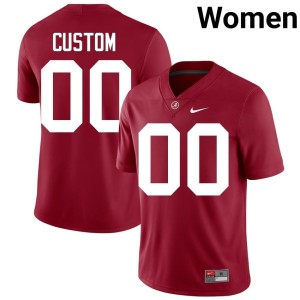 #00 Alabama Crimson Womens College Football 2026 Custom Jerseys 196999-145