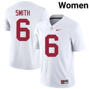 #6 Bama Women University White DeVonta Smith College Football Jersey 504294-995