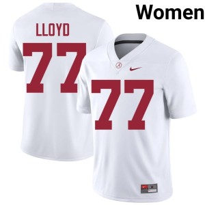 #77 White 2026-27 Bama College Football Jackson Lloyd Womens Jersey 889384-405