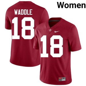 #18 University Mack Sutter Crimson Tide College Football Crimson Women's Jerseys 269491-333