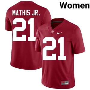 #21 College Football Womens Crimson Tide Maurice Mathis Jr. Crimson 2026-27 Jerseys 990058-262