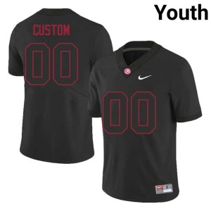 #00 Limited Black College Football Custom Roll Tide Youth Jerseys 711830-325