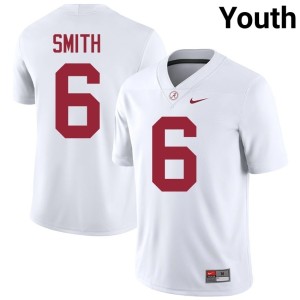 #6 2026 Bama White DeVonta Smith Youth College Football Jersey 323919-207