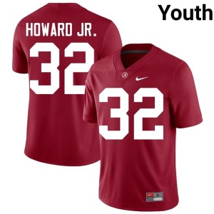#32 College Football University of Alabama Crimson Corey Howard Jr. Youth 2026 Jerseys 959230-941