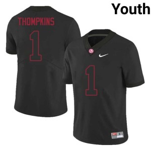 #1 Black Limited Youth Devan Thompkins College Football Go Bama Jersey 615064-868