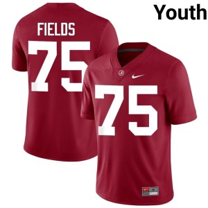 #75 College Football Youth Alumni Crimson UA Ethan Fields Jersey 739156-534