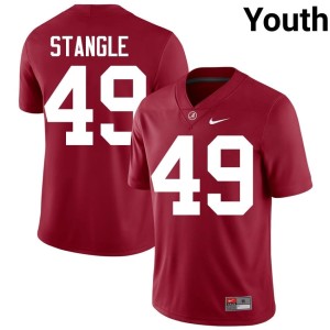 #49 Crimson Youth Ethan Stangle Alumni The Tide College Football Jerseys 554293-197