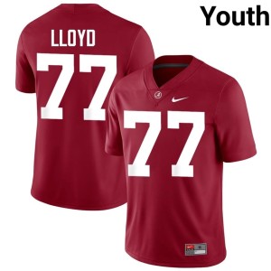 #77 The Tide Crimson College Football University Jackson Lloyd Youth Jerseys 674308-946