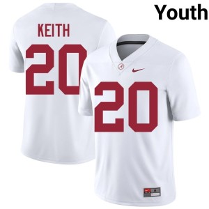 #20 Youth Khalifa Keith White College Football Bama Player Jersey 898495-910
