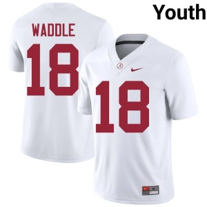 #18 Mack Sutter University of Alabama Youth White High School College Football Jersey 753385-517